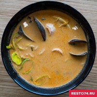 Суп Рамен Том Ям с морепродуктами (500 гр./390 руб.) 